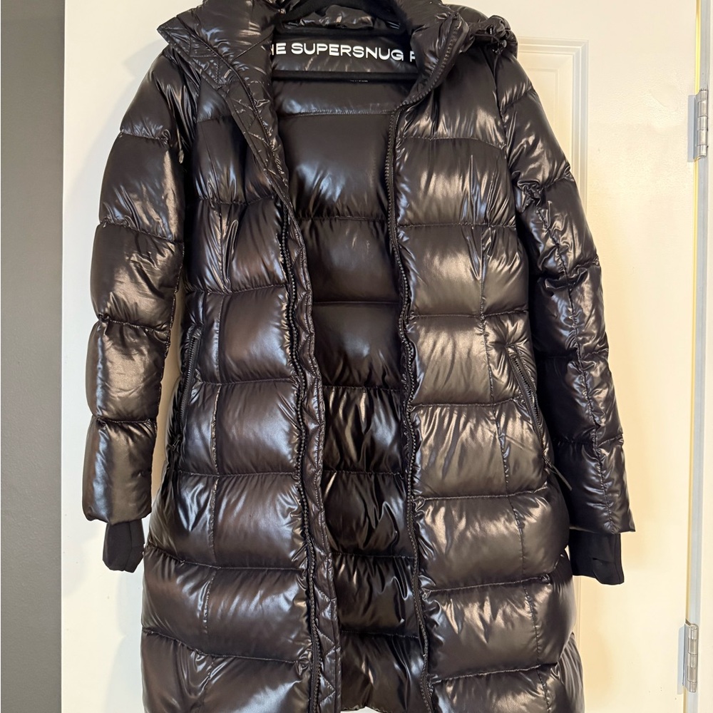 Aritzia Super Puff Black Coat